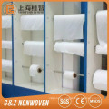 Arabesquitic 100% polyester embossed spunlace nonwoven fabric W type non woven raw material